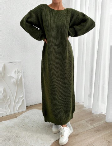 
						Rochie lunga SHEIN, verde