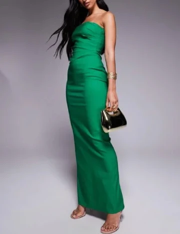 Rochie lunga Vesper, verde