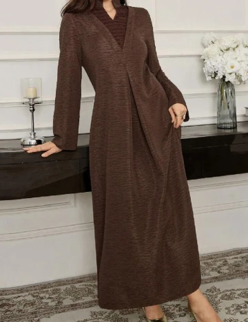 Rochie lunga SHEIN, maro