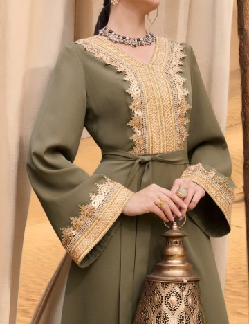 Rochie lunga SHEIN, verde