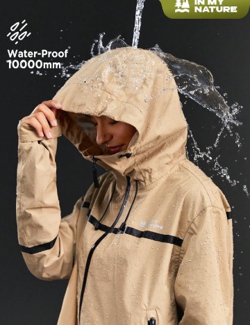 Geaca de ploaie In My Nature, maro