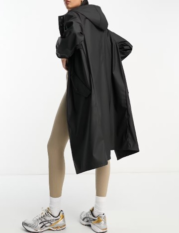 Jacheta de ploaie ASOS, negru