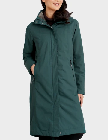 Geaca impermeabila Seasalt Cornwall, verde inchis