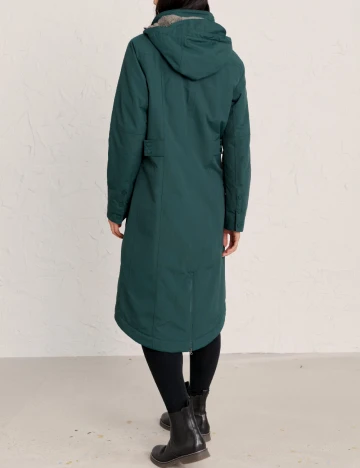Geaca impermeabila Seasalt Cornwall, verde inchis
