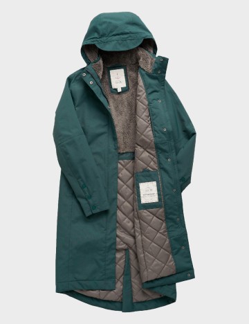 Geaca impermeabila Seasalt Cornwall, verde inchis