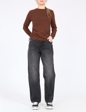 Bluza Threadbare, maro