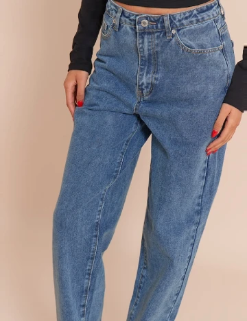 Blugi PrettyLittleThing, albastru