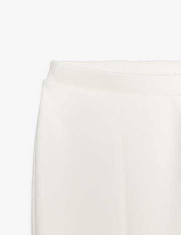 Pantaloni Zara, ecru