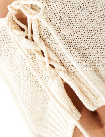 Cardigan Noisy May, ecru