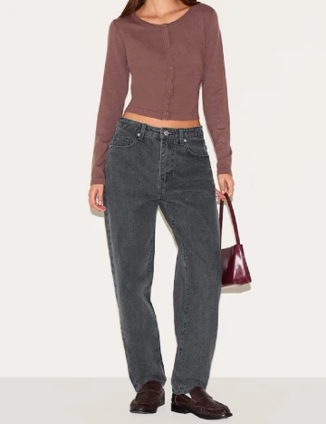 Blugi PrettyLittleThing, gri