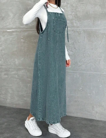 Rochie lunga SHEIN, albastru