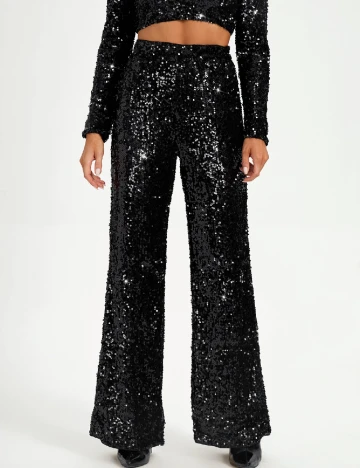 Pantaloni SHEIN, negru