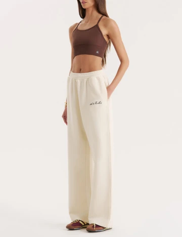 Pantaloni 4TH&Reckless, ecru