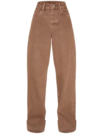 Blugi PrettyLittleThing, maro