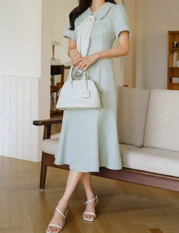 
						Rochie medie Dazy, bleu