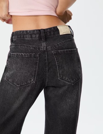 Blugi Stradivarius, gri inchis