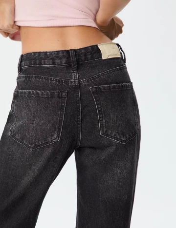 Blugi Stradivarius, gri inchis