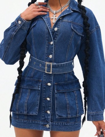 
						Rochie scurta SHEIN, albastru