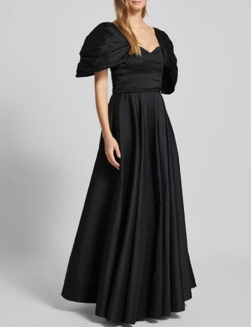 Rochie lunga LACE & BEADS, negru