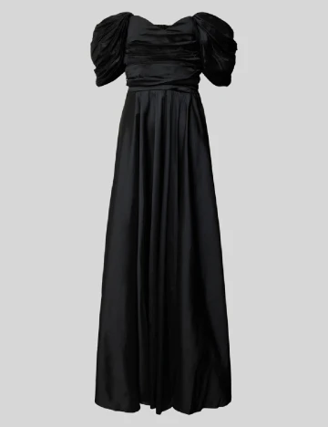 Rochie lunga LACE & BEADS, negru