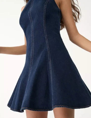 Rochie scurta Stradivarius, bleumarin