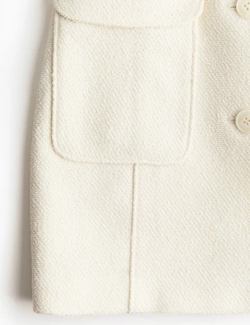 Rochie scurta H&M, ecru