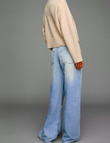 Blugi Bershka, albastru