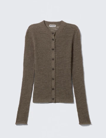 Bluza Weekday, maro deschis