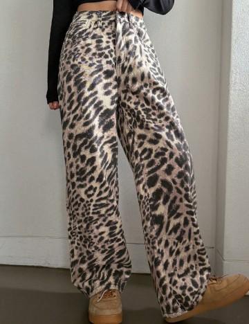 
						Blugi SHEIN, animal print