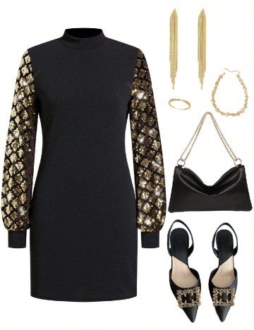 
						Rochie scurta SHEIN, negru