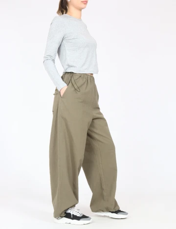 Pantaloni Sixth June, verde