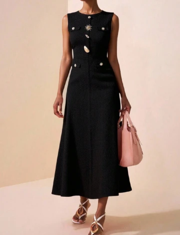 Rochie medie SHEIN, negru