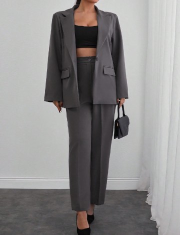 
						Compleu SHEIN CURVE, gri