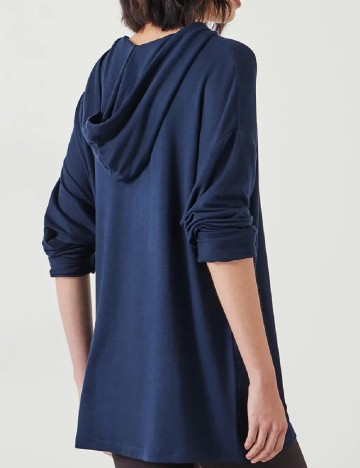Hanorac Oversize Hush, bleumarin