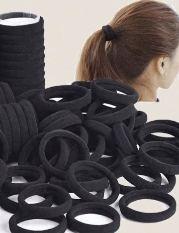 Set elastice de par SHEIN, negru