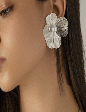 
						Cercei SHEIN, argintiu