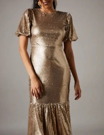 Rochie medie Coast, auriu