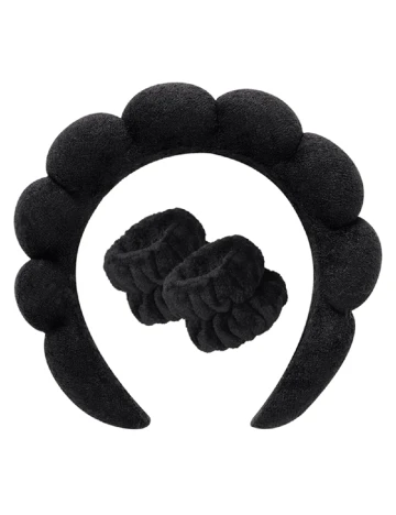 Set coronita si accesorii pentru incheieturi SHEIN, negru