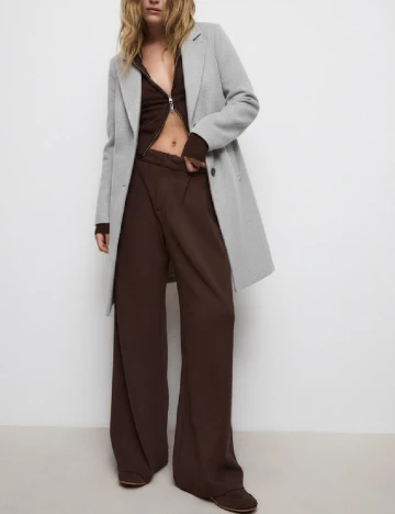 Palton Stradivarius, gri