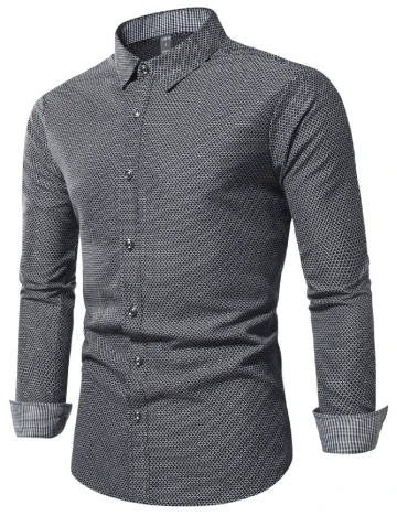 Camasa SHEIN, gri inchis