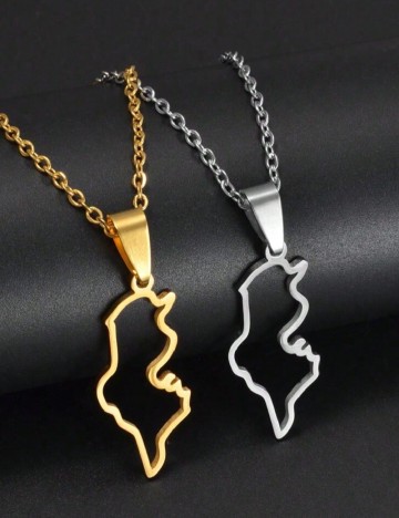 
						Colier SHEIN, argintiu