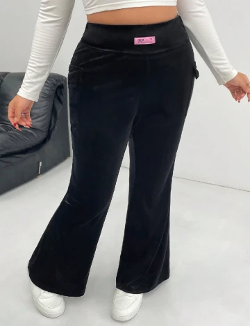 Pantaloni SHEIN CURVE, negru