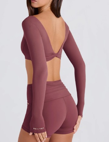 Top Bo+Tee, roz pudra