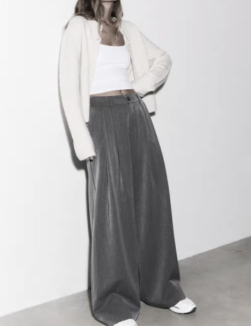 Pantaloni Stradivarius, gri