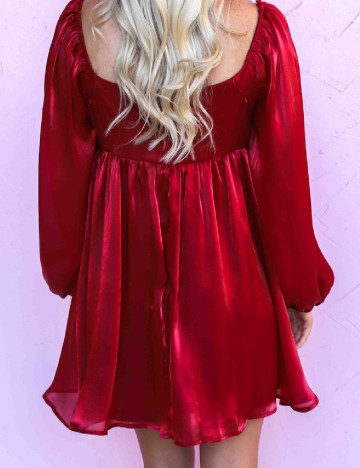 Rochie scurta Lulus, rosu