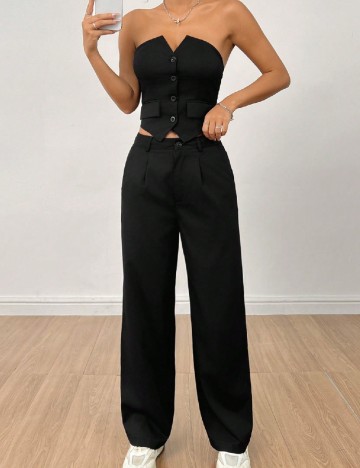 
						Compleu SHEIN CURVE, negru