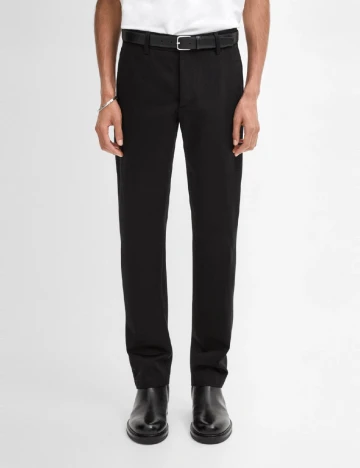 Pantaloni Massimo Dutti, bleumarin inchis