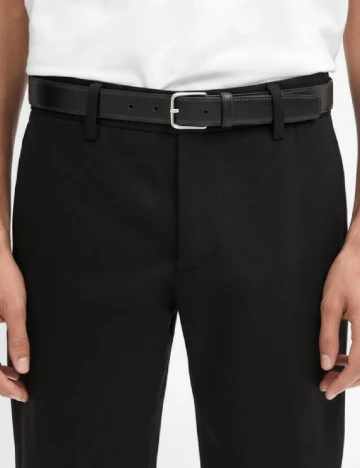 Pantaloni Massimo Dutti, bleumarin inchis