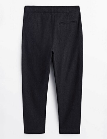 Pantaloni Massimo Dutti, bleumarin inchis