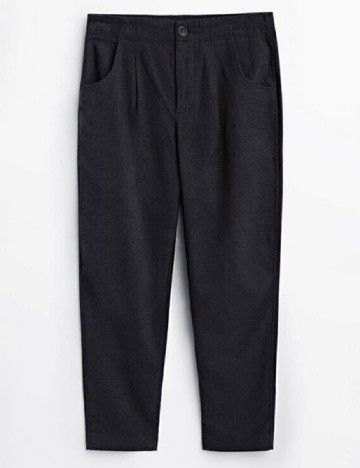 Pantaloni Massimo Dutti, bleumarin inchis